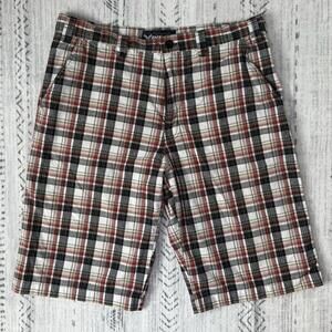 Vintage Y2K Men’s Avirex Plaid Bermuda Shorts Size 36